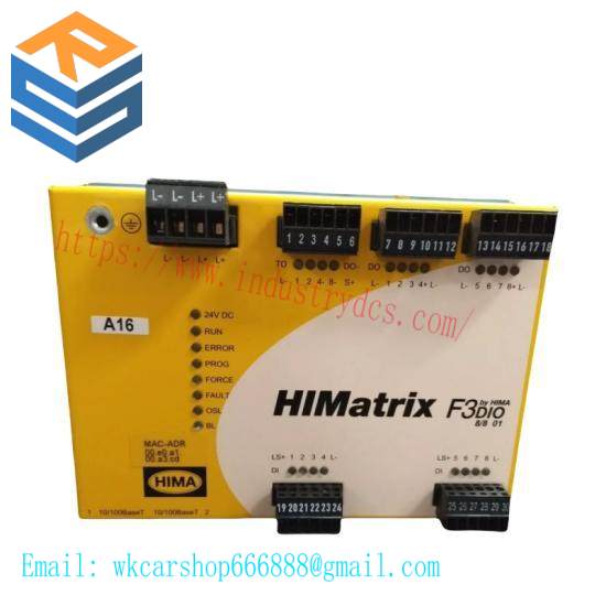 Hima F3 DIO 8/8 01 | Hiamtrix F3 DIO 8/8 01 Control Module