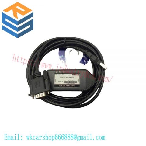 GE IC200CBL001: Industrial Communication Cable for PLC Control Systems