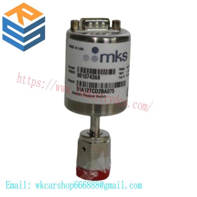 MKS 51A12TCD2BA075 Pressure Switch, Precision Engineering for Industrial Control