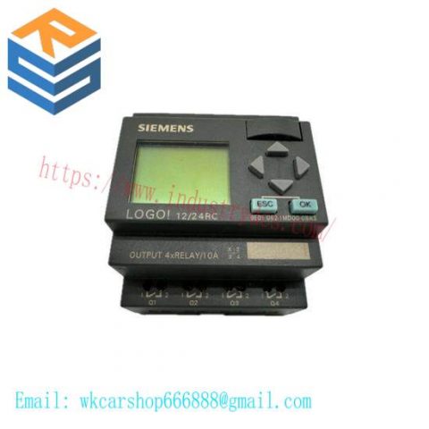 Siemens LOGO! Programmable Relay 6ED1052-1MD00-0BA3, Control Module for Industrial Automation
