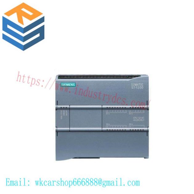 SIEMENS S7-1200, CPU 1214C, DC/DC/RLY, Compact PLC