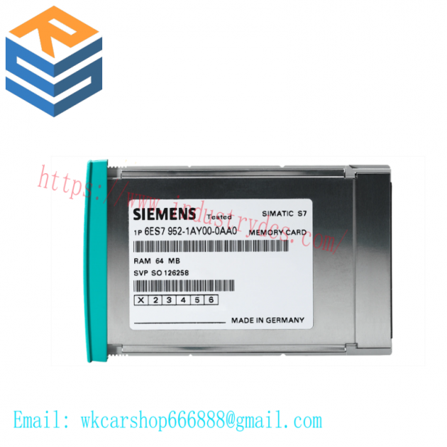 Siemens 6ES7952-1AK00-0AA0 RAM Memory Card for S7-400
