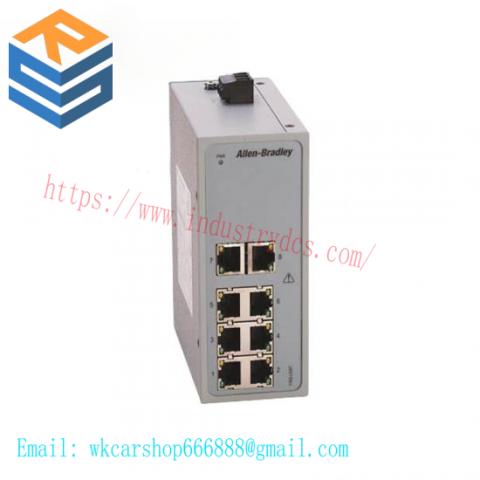 Allen-Bradley 1783-US8T Ethernet Switch, Industrial Networking Solution