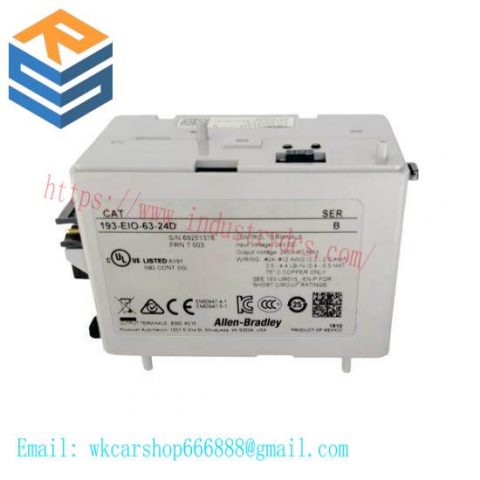 Schneider 193-EIO-63-24D I/O Overload Control Module Relay