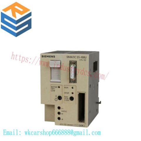 SIEMENS 6ES5102-8MA12 Central Processing Unit: Advanced Control for Industrial Automation