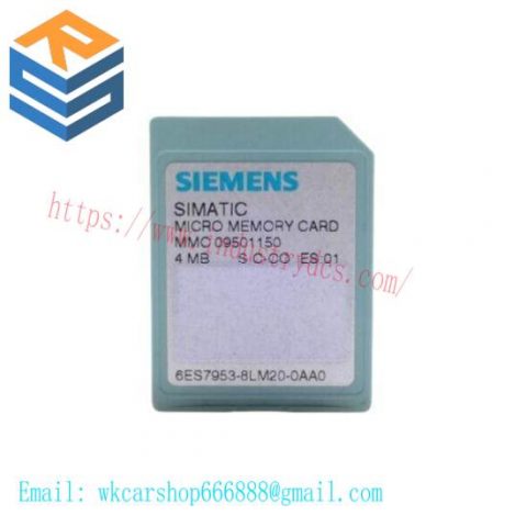 SIEMENS 6ES7953-8LM20-0AA0 Micro Memory Card, Industrial Control Solutions
