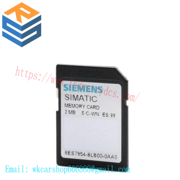 SIEMENS 6ES7954-8LB00-0AA0 Memory Card for Industrial Control Systems