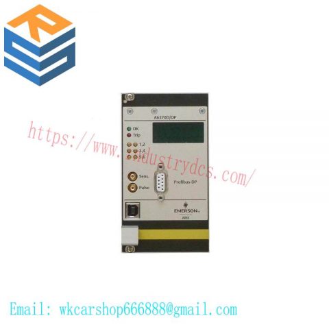 EMERSON A6370D Overspeed Protection Monitor - Reliable Monitoring for Industrial Safety