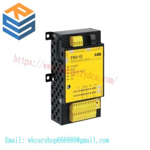 ABB FSO-12 Safety Function Module - Advanced Protection for Industrial Automation, 200 Characters or Less