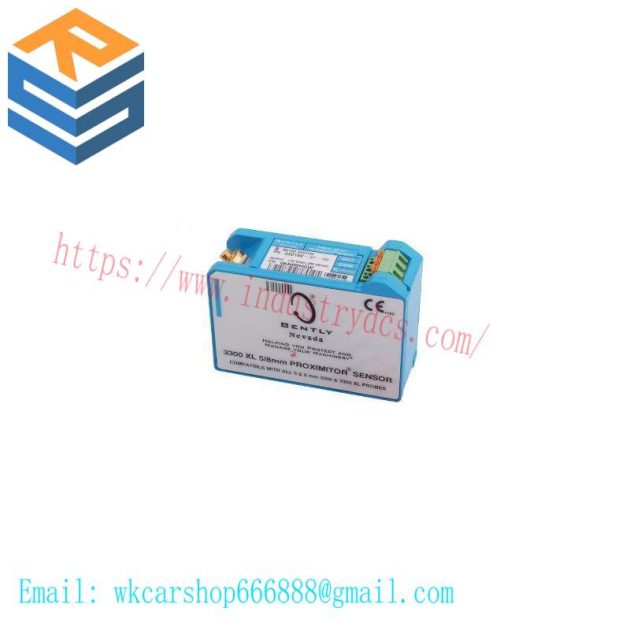 BENTLY 330102-20-55-10-02-CN, Vibration Monitoring Sensor for Industrial Control Systems