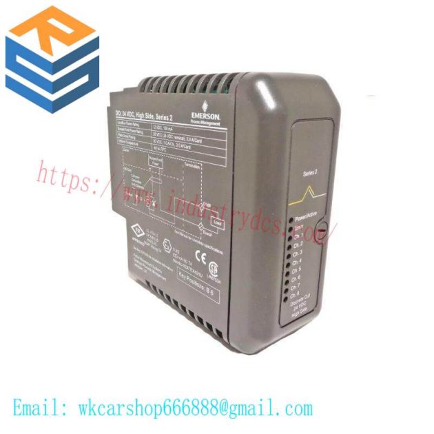 Emerson KJ3202X1-BA1, Discrete Output Module, Automation & Control Systems