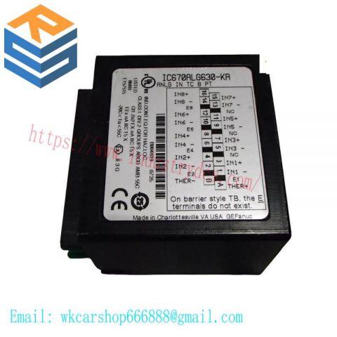 GE Fanuc IC670ALG630 Analog Input PLC Module: Advanced Automation Solution