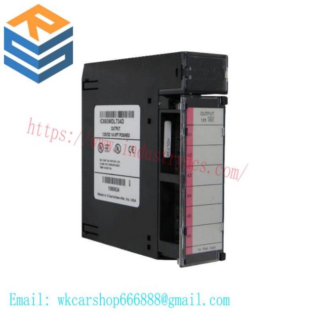 GE IC693MDL734D - Industrial Positive/Negative Logic 1 Amp Output Module