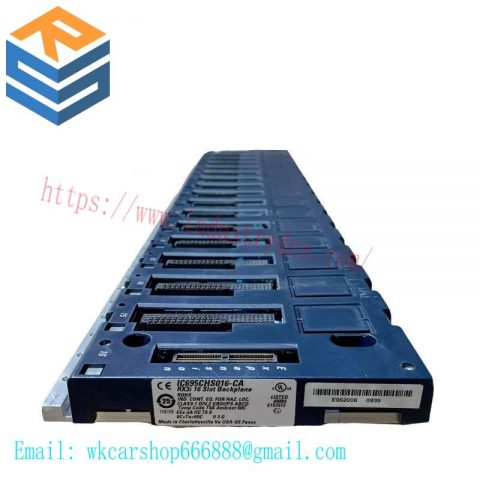 GE IC695CHS016 Universal 16 Module Slots Base for Industrial Control Systems