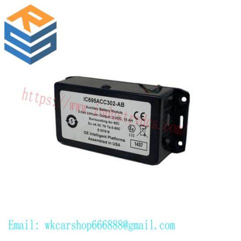 GE FANUC IC695ACC302AB Battery Module for Industrial Automation