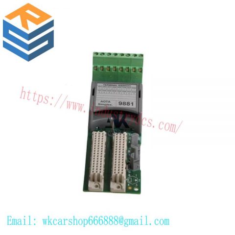 ICS Triplex T9881 Analog Output Module, High Precision Control Solutions