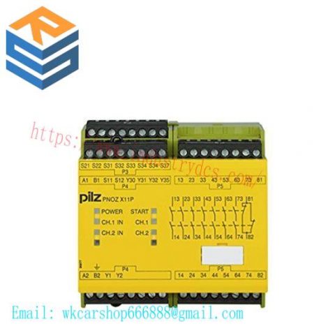 PILZ Safety Relay 777080 - 24VAC 24VDC, Advanced Safety Control Module