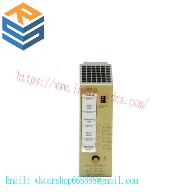 SIEMENS SIMATIC S5 464 Analog Input Module, 6ES5464-8MF21, PLC Systems