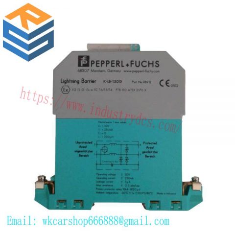 Pepperl Fuchs K-LB-1.30G Surge Protection Barrier: Comprehensive Protection for Industrial Control Systems