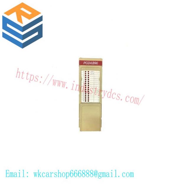 SAIA PCD4.B900 I/O Module: 32 Point, 16 Input, 16 Output, 24V DC, Advanced Industrial Control