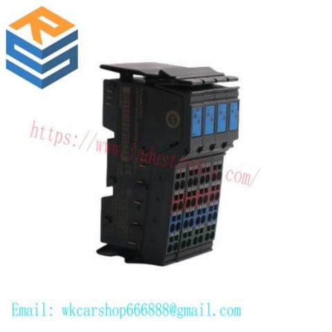 Emerson IC220MDL753VP Discrete I/O Output Module, 24VDC Positive Logic, 0.5A, 8 Points