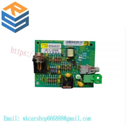 ABB 80190-640-02-R Temperature Feedback Board for Industrial Control Systems